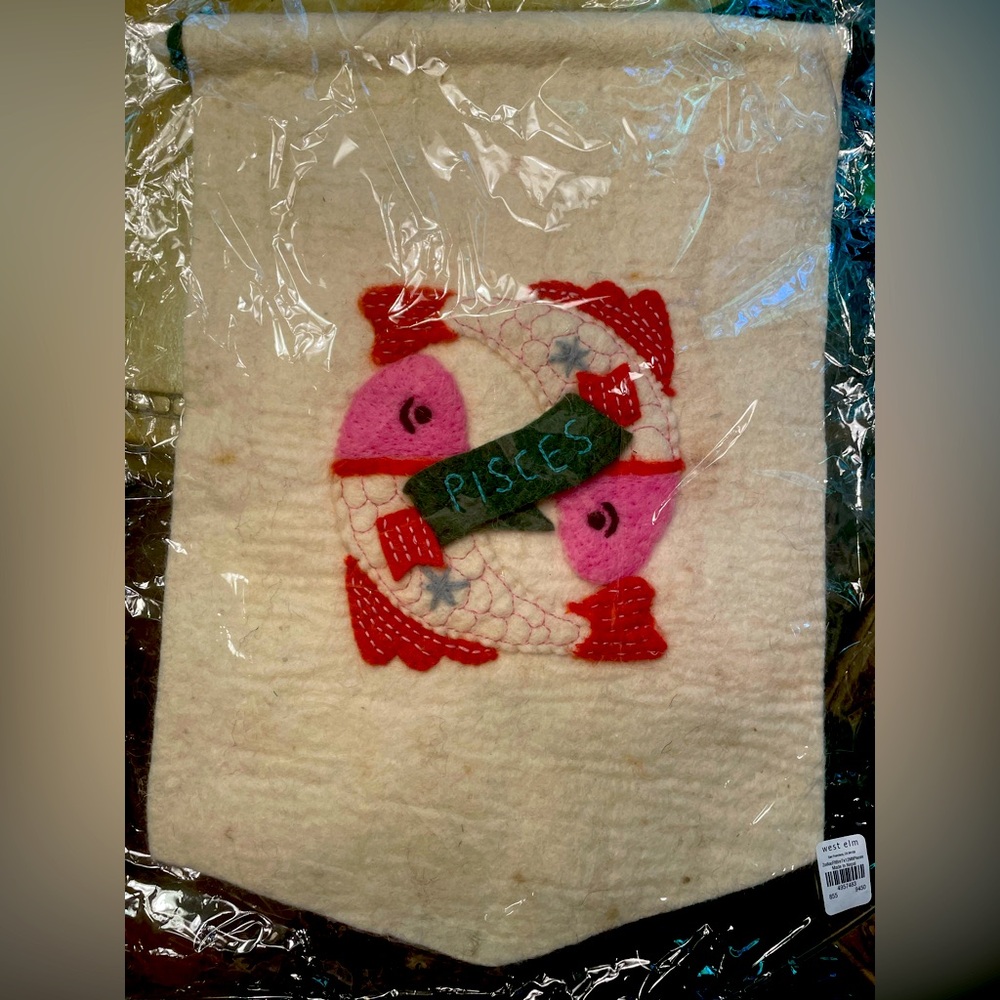 West Elm Kids NWT Pisces Felt Banner